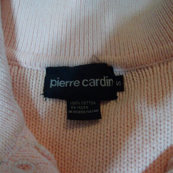 Vintage Pierre Cardin Women's knit pullover sweater - peach size small - Picture 6 of 6